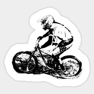 mtb downhill Sticker